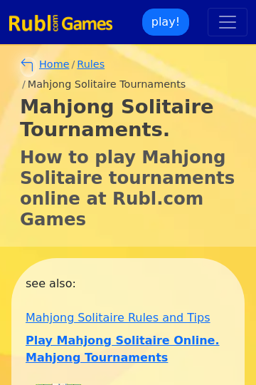 Mahjong Solitaire  Instantly Play Mahjong Solitaire Free Online Now