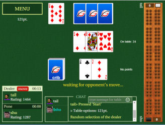 new cribbage html5 game