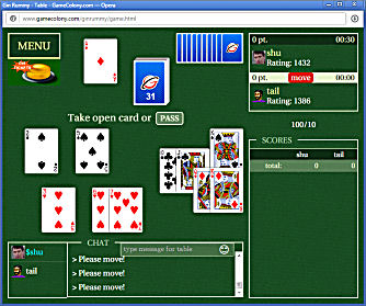 new gin-rummy html5 game