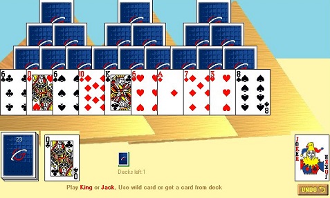 Pyramid Solitaire Card Game Rules